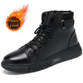 Men’s Genuine Leather Fleece-Lined Orthopaedic Chukka Boots
